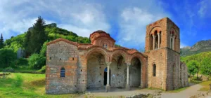 Die Kirche der Hagia Sophia in Mystras, Teil des Wandkalenders "Von Olympia über Messene nach Mystras"