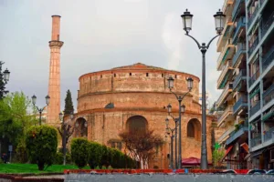 Aufnahme der Rotunde in Thessaloniki, Teil des Wandkalenders "Der Norden Griechenlands"