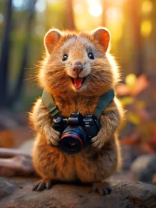 Fotograf, Teil des Wandkalenders "Quokka Business"