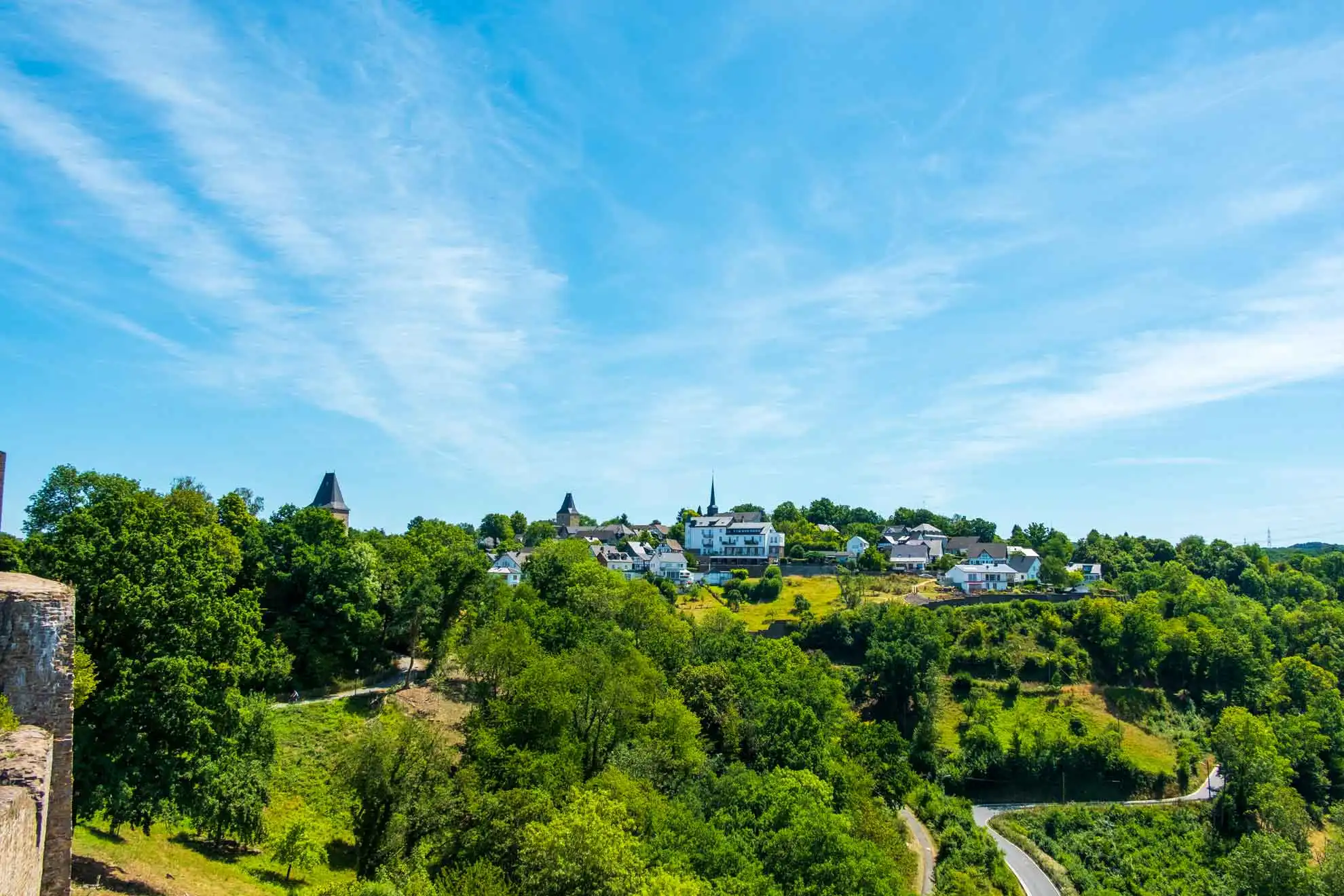 Panorama der Stadt Blankenberg, Teil des Wandkalenders "Blankenberg Burg und Stadt"