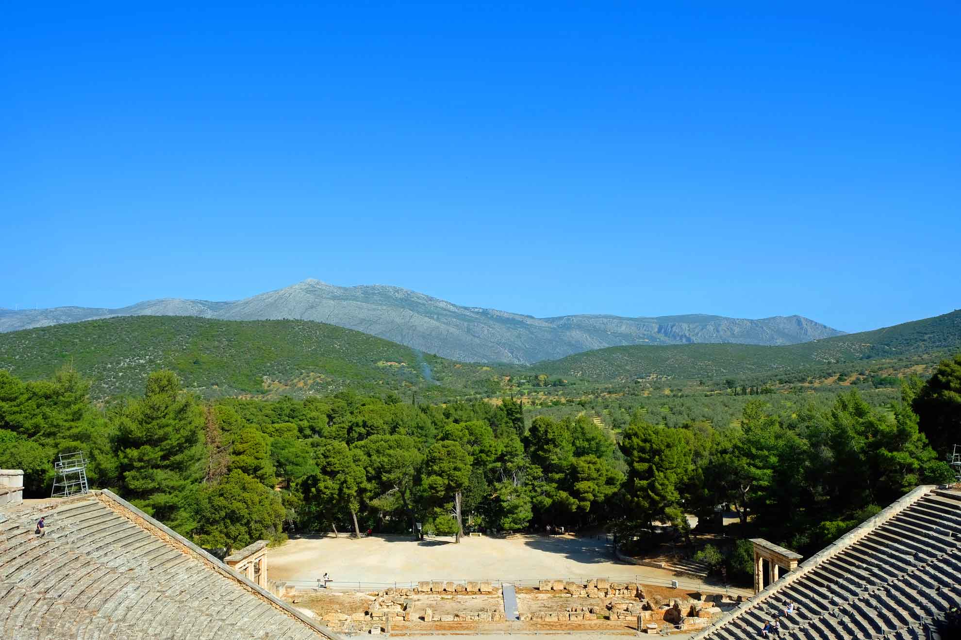 Blick ins Tal, Teil des Wandkalenders "Reise nach Athen"