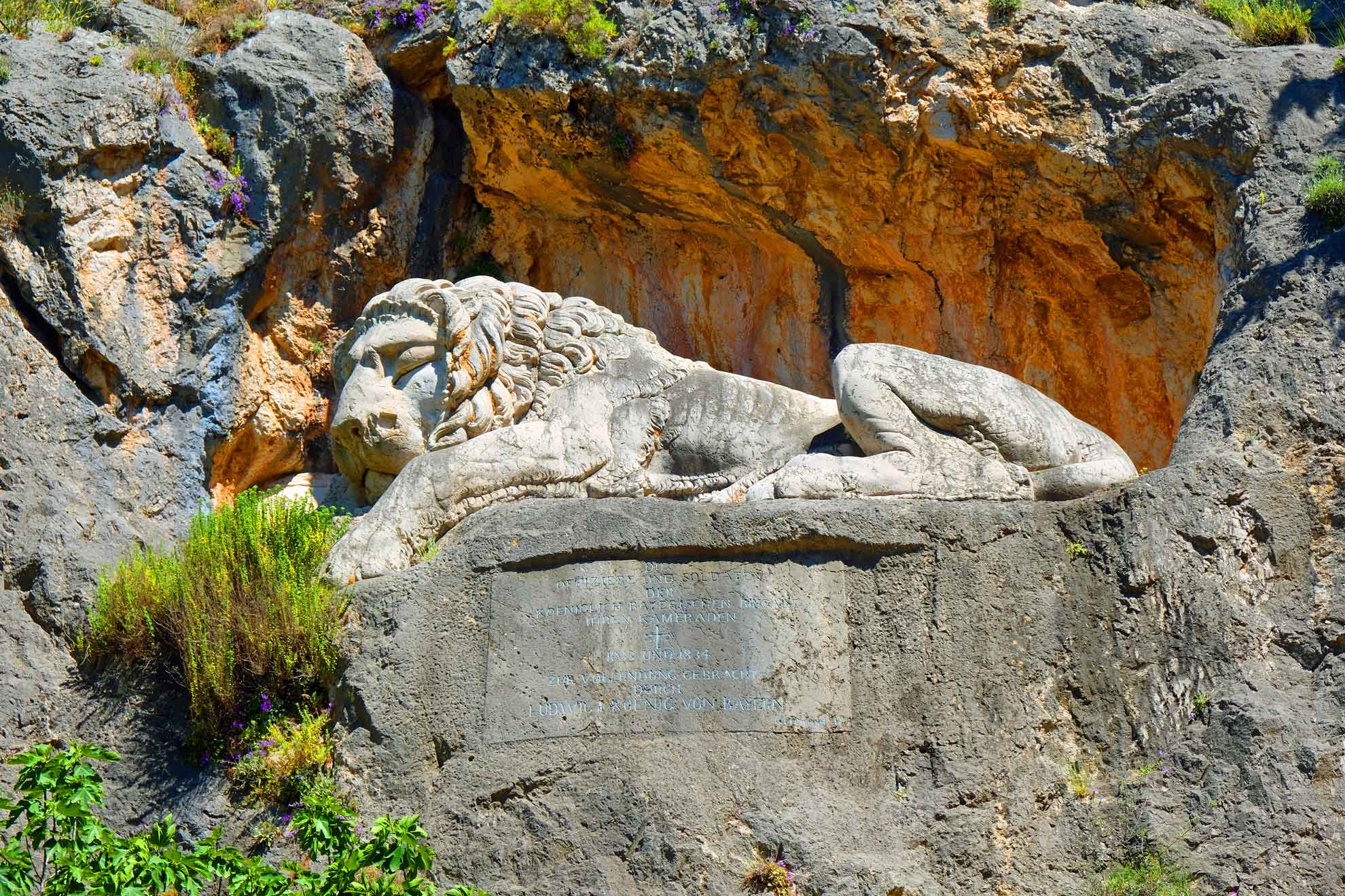 Der Löwe der Bayern, Teil des Wandkalenders "Reise nach Athen"