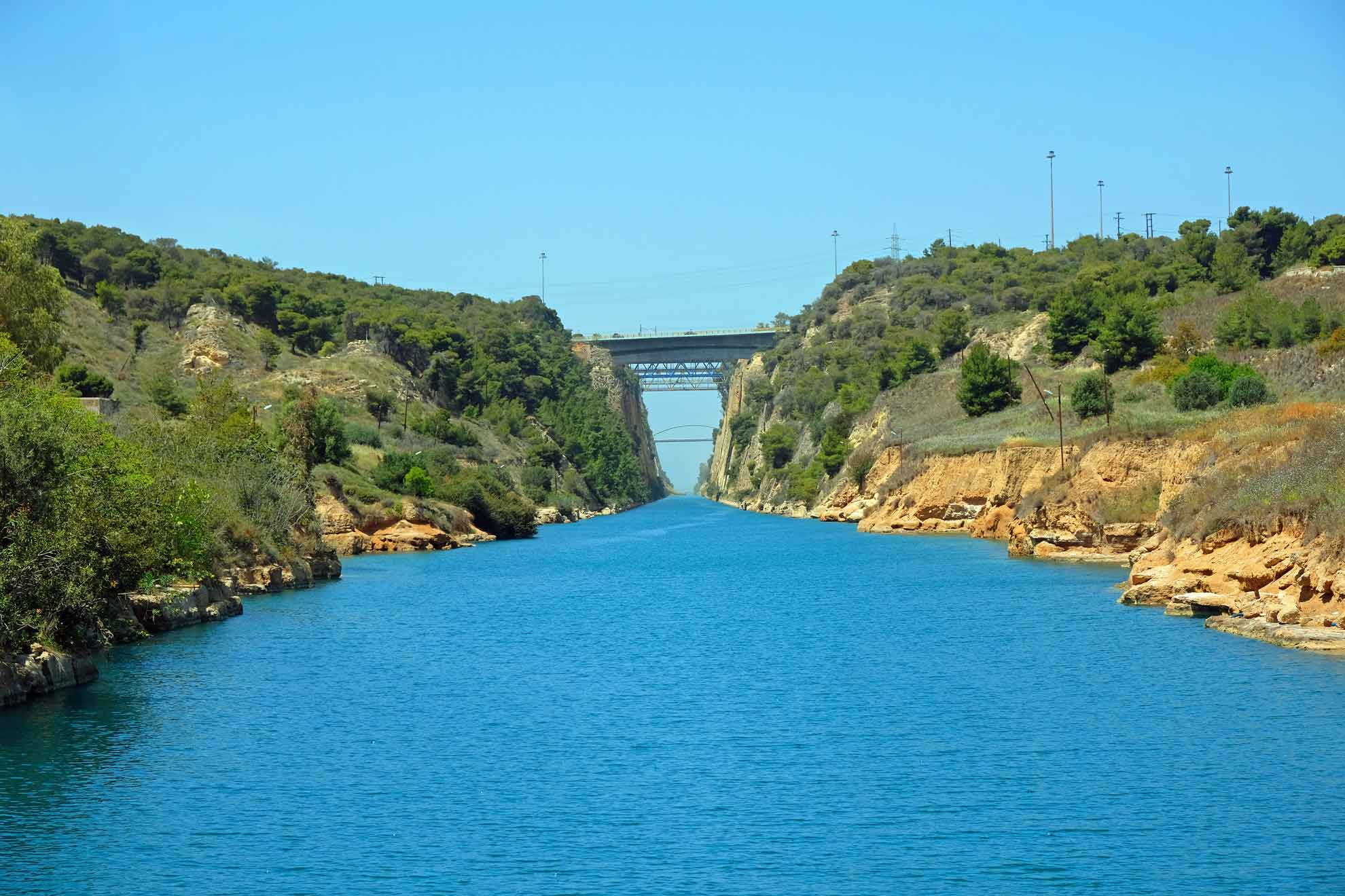 Kanal von Korinth, Teil des Wandkalenders "Reise nach Athen"