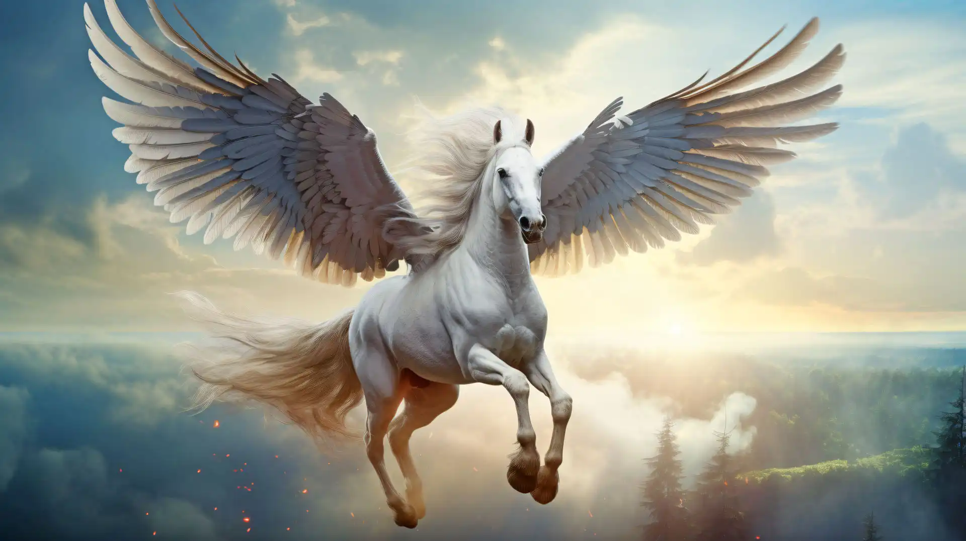 Pegasus, Teil des Wandkalenders "Mystische Kreaturen"