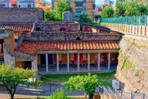 Villa von Oplontis, Teil des Wandkalenders "Historisches am Golf von Neapel"