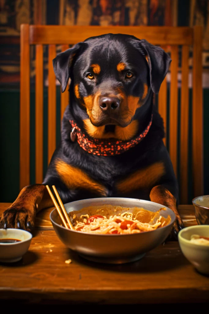 Das September Bild des Wandkalenders "Hunde & Ramen - Ein Jahr voller Genuss und Freude"