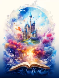 Wandkalender_Zauberhafte Seiten - Entdecke die Magie der Bücher_Titelbild Titelbild, Teil des Wandkalenders "Zauberhafte Seiten - Entdecke die Magie der Bücher"