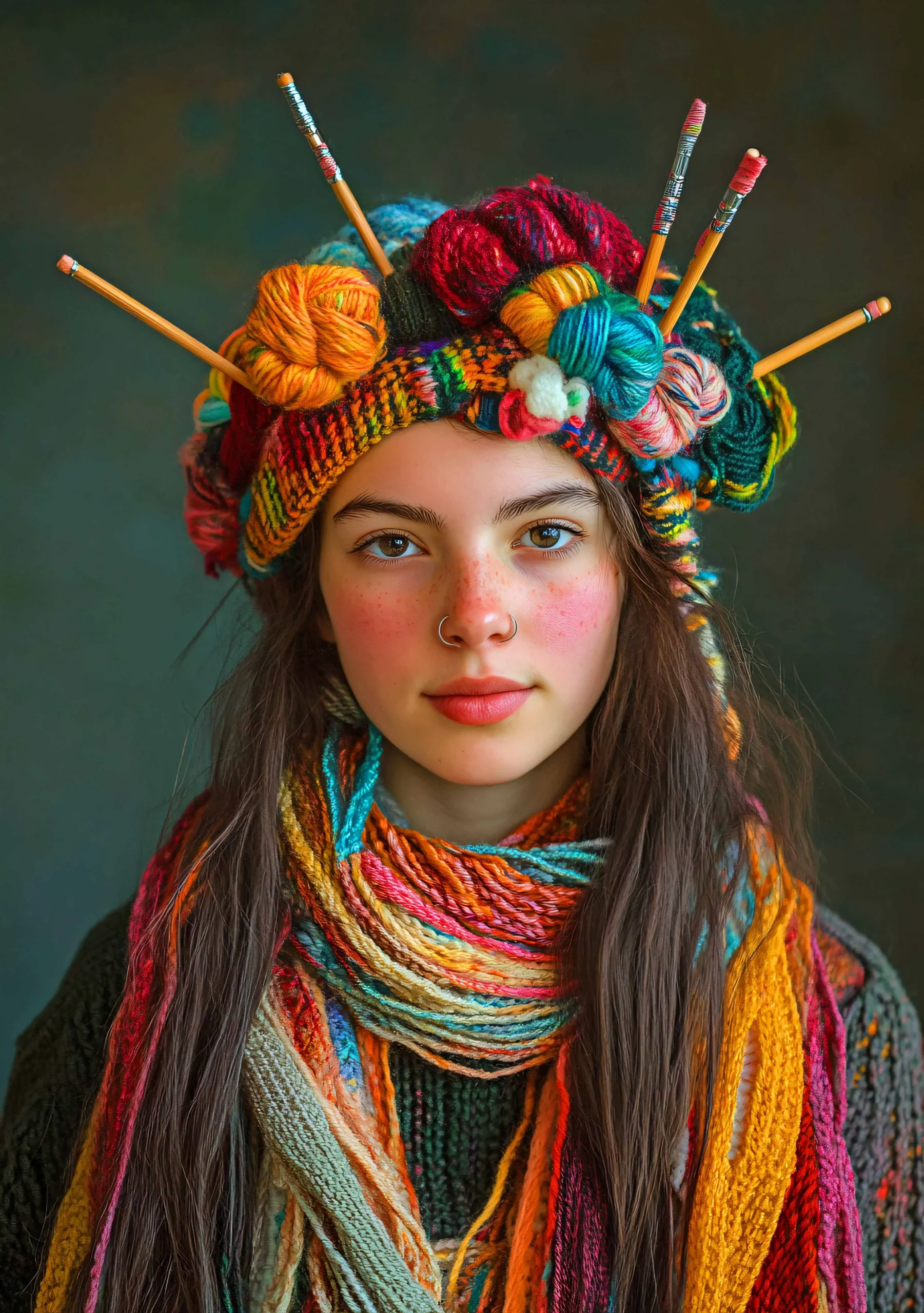 Wandkalender Knit Couture - Strick trifft Runway_Oktober Das Oktober Bild des Wandkalenders "Knit Couture - Strick trifft Runway".